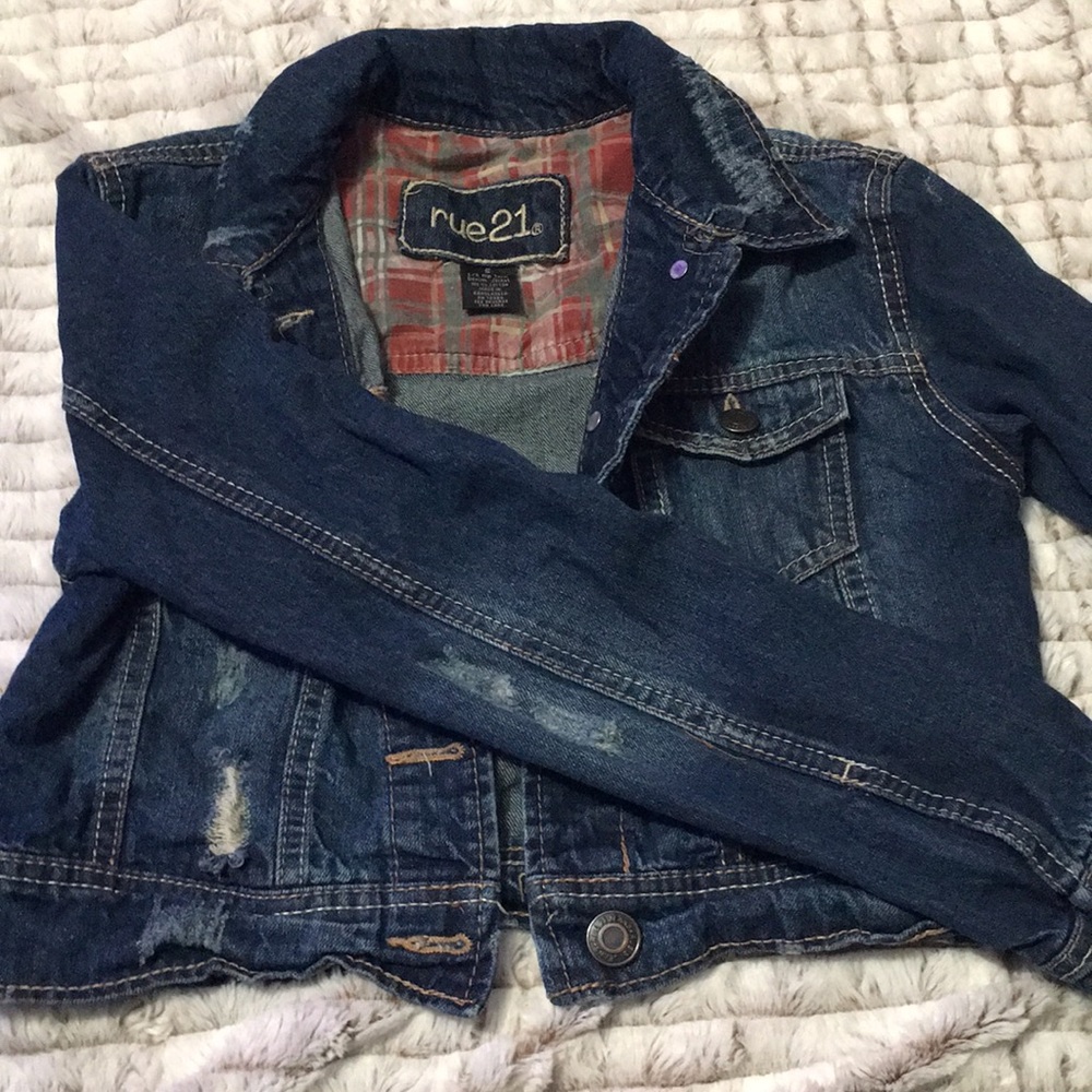 Rip Torn Denim Jacket
